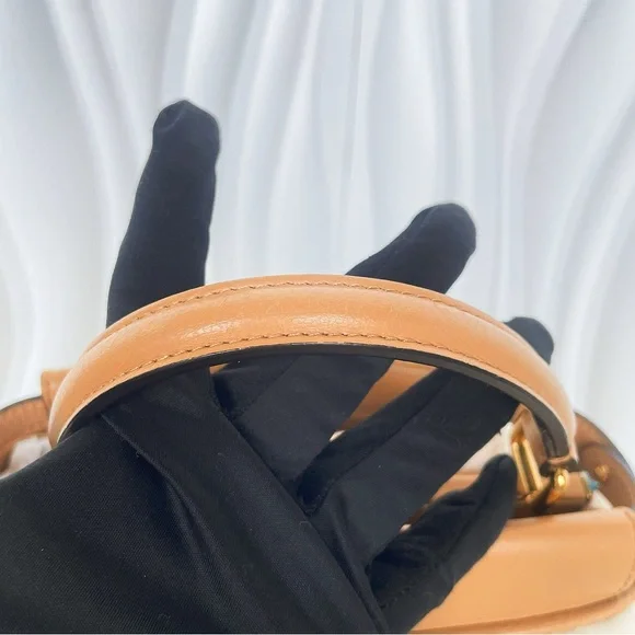 Fendi Peekaboo Shearling FF Motif Top Handle Bag - Picture 5 of 12